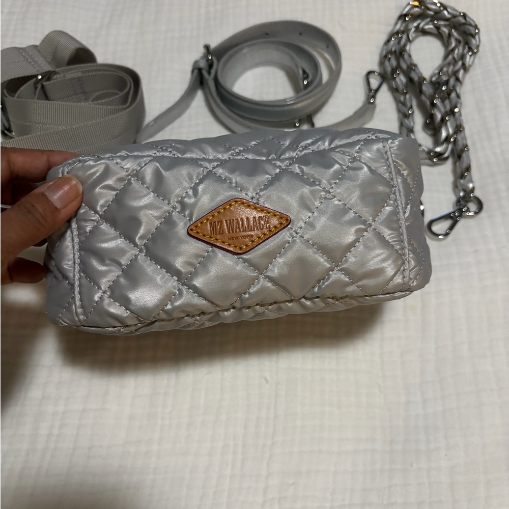 MZ Wallace Mini Crosby Metallic silver bag - Picture 7 of 7